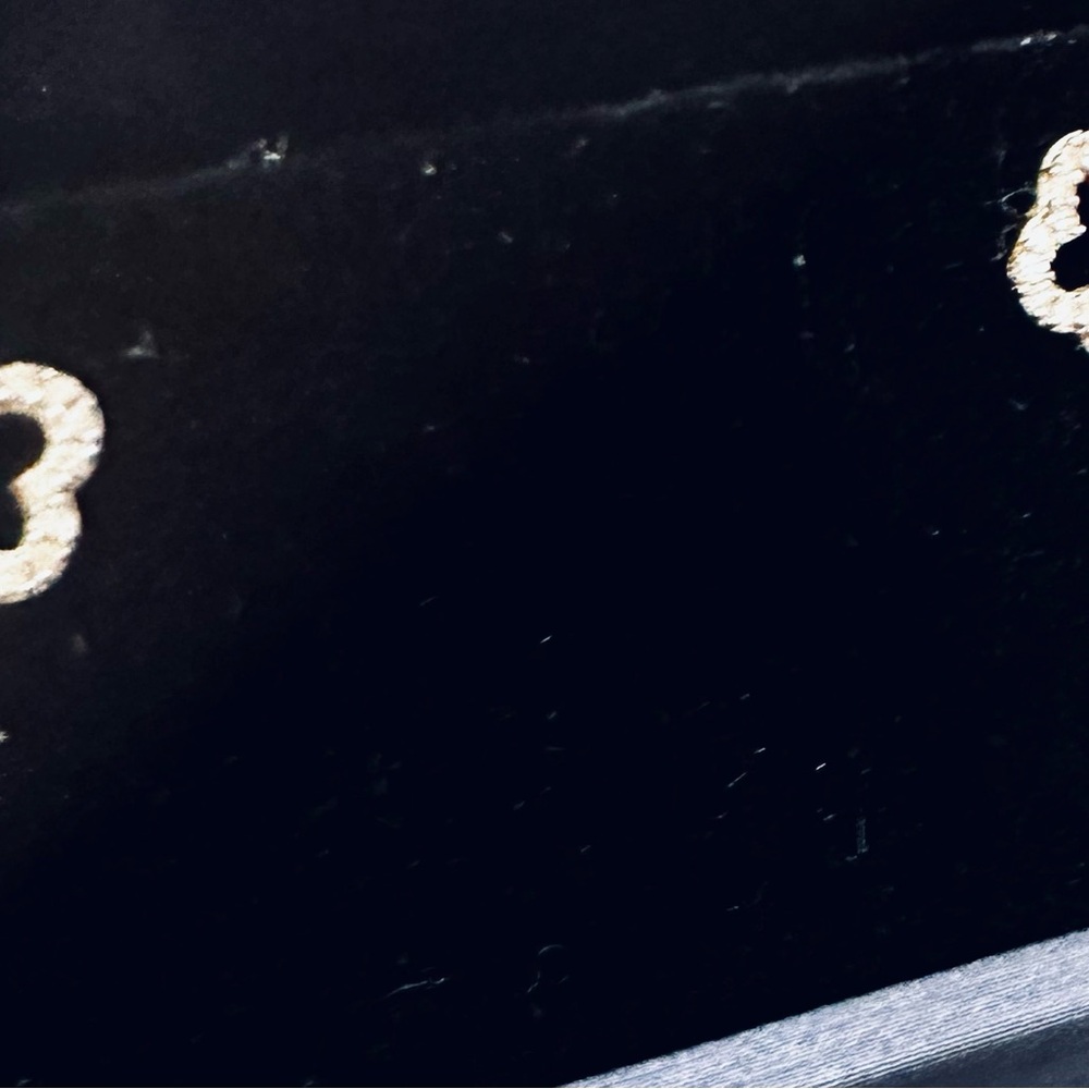 SOLD New 10K Solid Real Gold Natural Diamond clover earrings studs unisex - Picture 3 of 6